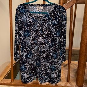 NWOT Croft & Barrow top. Size 1x.